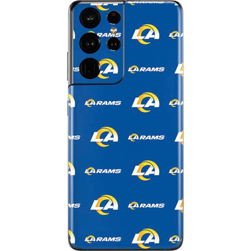NFL Los Angeles Rams Blitz Series Galaxy S21 Ultra 5G Skin