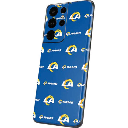 NFL Los Angeles Rams Blitz Series Galaxy S21 Ultra 5G Skin