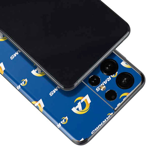 NFL Los Angeles Rams Blitz Series Galaxy S21 Ultra 5G Skin
