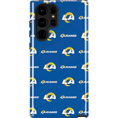 NFL Los Angeles Rams Blitz Series Galaxy S22 Ultra Pro Case