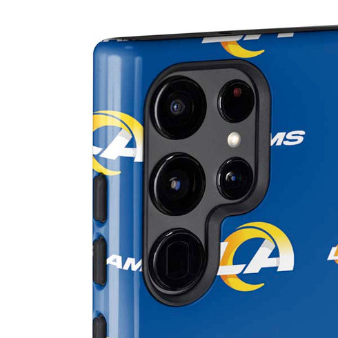 NFL Los Angeles Rams Blitz Series Galaxy S22 Ultra Pro Case