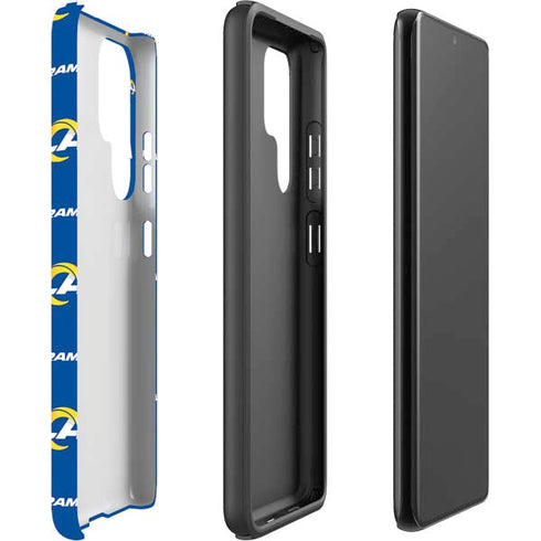 NFL Los Angeles Rams Blitz Series Galaxy S22 Ultra Pro Case