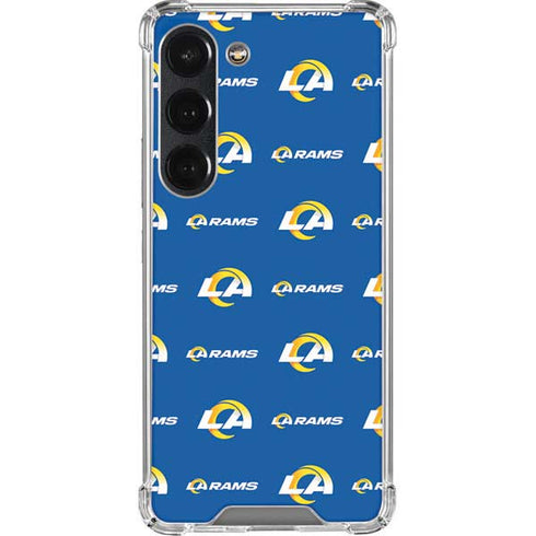 NFL Los Angeles Rams Blitz Series Galaxy S23 Clear Case