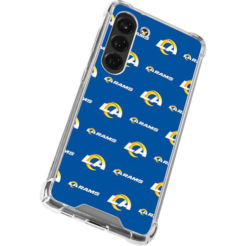 NFL Los Angeles Rams Blitz Series Galaxy S23 Clear Case
