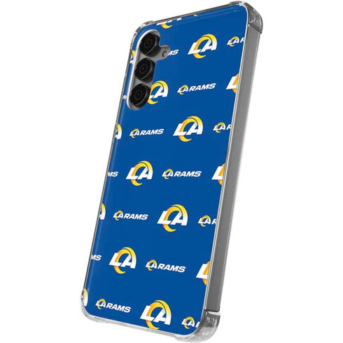NFL Los Angeles Rams Blitz Series Galaxy S24 Plus Clear Case