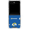 NFL Los Angeles Rams Blitz Series Galaxy Z Flip5 5G Clear Case