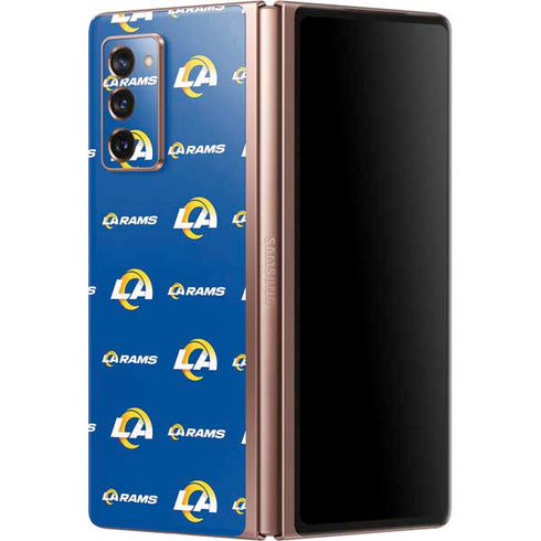 NFL Los Angeles Rams Blitz Series Galaxy Z Fold2 5G Skin
