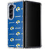 NFL Los Angeles Rams Blitz Series Galaxy Z Fold5 5G Clear Case
