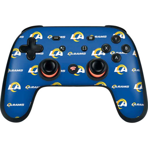 NFL Los Angeles Rams Blitz Series Google Stadia Controller Skin