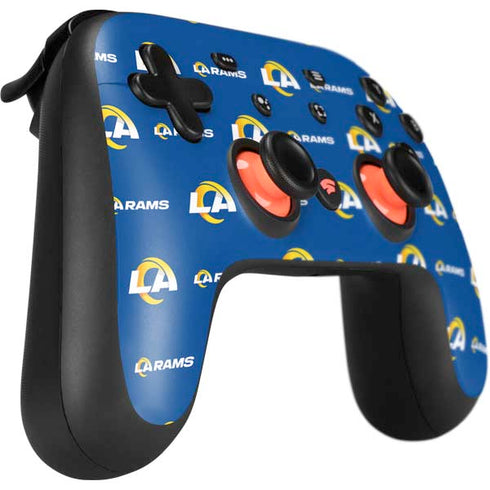 NFL Los Angeles Rams Blitz Series Google Stadia Controller Skin