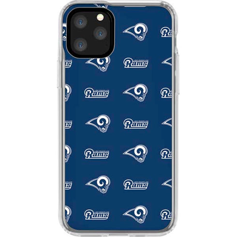 NFL Los Angeles Rams Blitz Series iPhone 11 Pro Clear Case