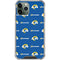 NFL Los Angeles Rams Blitz Series iPhone 11 Pro Max Clear Case