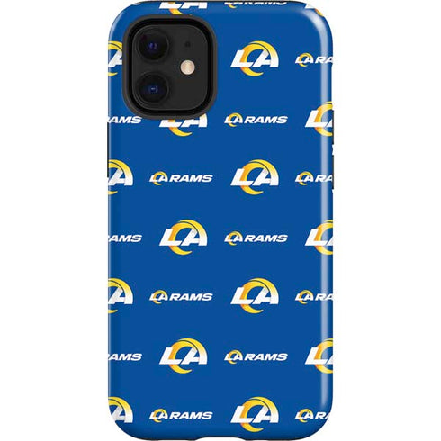 NFL Los Angeles Rams Blitz Series iPhone 12 Mini Impact Case