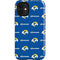 NFL Los Angeles Rams Blitz Series iPhone 12 Mini Impact Case