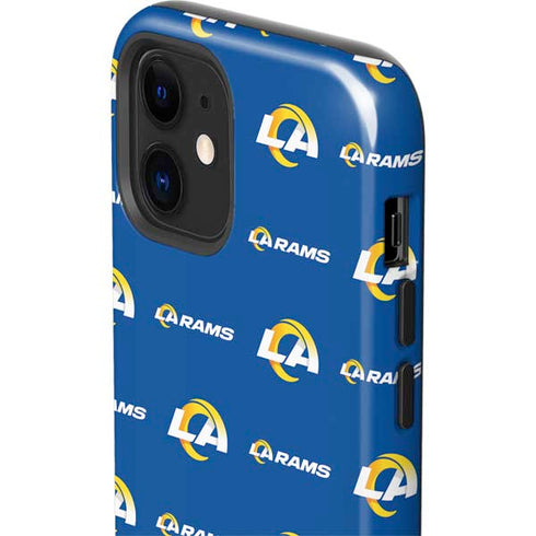 NFL Los Angeles Rams Blitz Series iPhone 12 Mini Impact Case