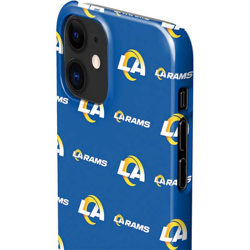 NFL Los Angeles Rams Blitz Series iPhone 12 Mini Lite Case