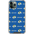NFL Los Angeles Rams Blitz Series iPhone 12 Pro Max Clear Case