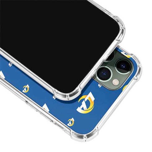 NFL Los Angeles Rams Blitz Series iPhone 12 Pro Max Clear Case