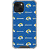 NFL Los Angeles Rams Blitz Series iPhone 14 Clear Case