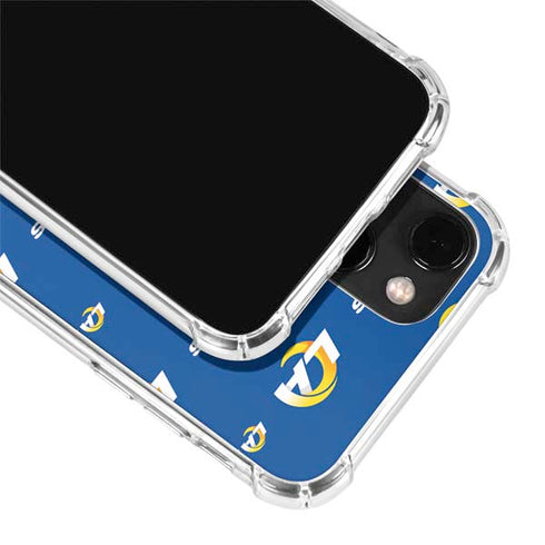 NFL Los Angeles Rams Blitz Series iPhone 14 Clear Case