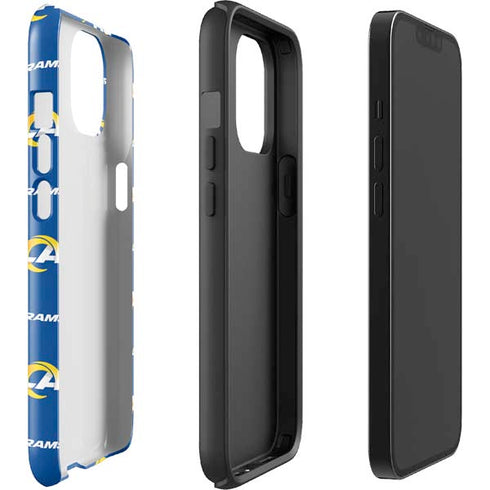 NFL Los Angeles Rams Blitz Series iPhone 15 Impact Case