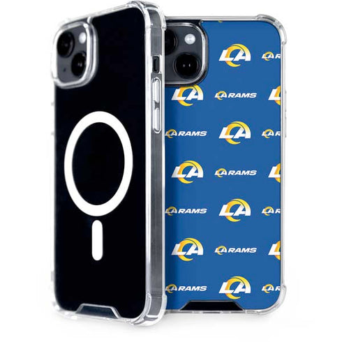 NFL Los Angeles Rams Blitz Series iPhone 15 Plus MagSafe Case