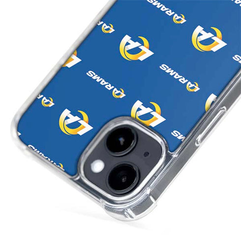 NFL Los Angeles Rams Blitz Series iPhone 15 Plus MagSafe Case