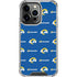 NFL Los Angeles Rams Blitz Series iPhone 15 Pro Clear Case
