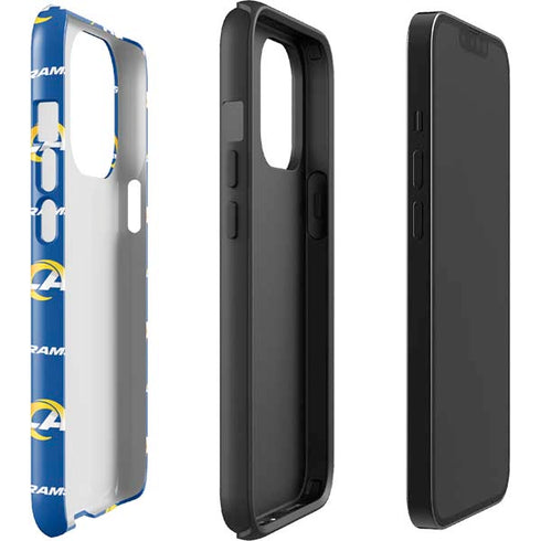 NFL Los Angeles Rams Blitz Series iPhone 15 Pro Impact Case