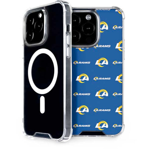 NFL Los Angeles Rams Blitz Series iPhone 15 Pro MagSafe Case