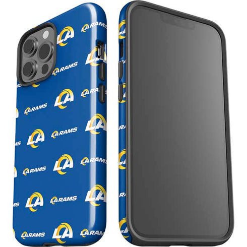 NFL Los Angeles Rams Blitz Series iPhone 15 Pro Max Impact Case