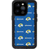 NFL Los Angeles Rams Blitz Series iPhone 14 Pro Waterproof Case