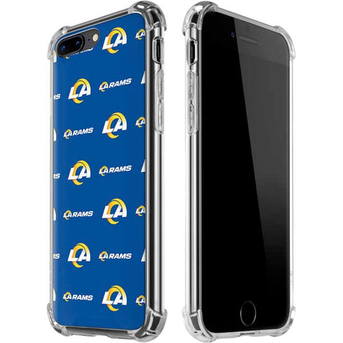 NFL Los Angeles Rams Blitz Series iPhone 7/8 Plus Clear Case