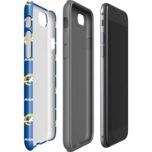 NFL Los Angeles Rams Blitz Series iPhone SE (2nd & 3rd Gen) Pro Case