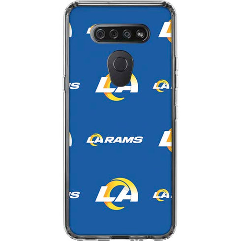 NFL Los Angeles Rams Blitz Series LG K51/Q51 Clear Case