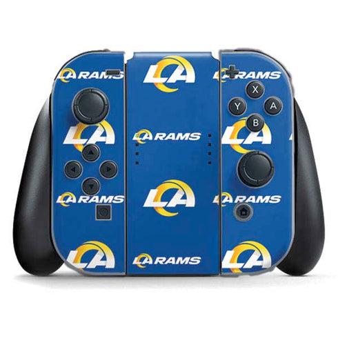 NFL Los Angeles Rams Blitz Series Nintendo Switch (2017-2021) Joy-Con Controller Skin
