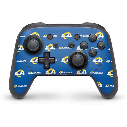 NFL Los Angeles Rams Blitz Series Nintendo Switch Pro Controller Skin