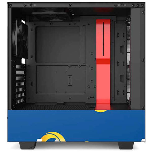 NFL Los Angeles Rams Blitz Series NZXT H510 Compact ATX Mid-Tower Case Skin