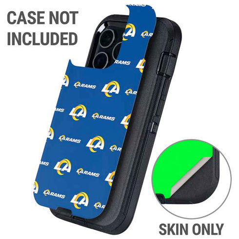 NFL Los Angeles Rams Blitz Series Otterbox Defender iPhone Skin