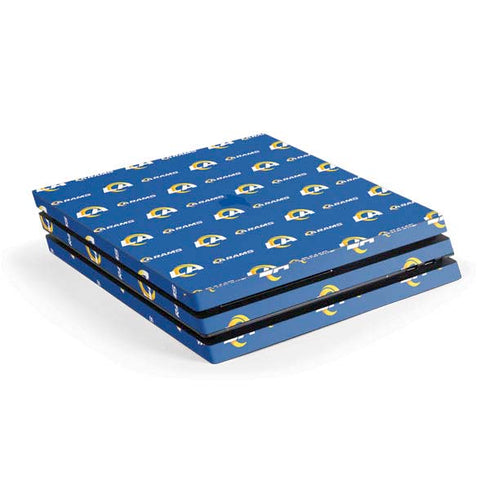 NFL Los Angeles Rams Blitz Series PS4 Pro Console Skin