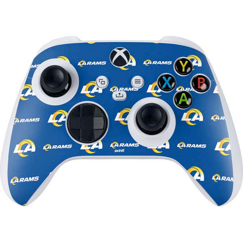 NFL Los Angeles Rams Blitz Series Xbox Series S Controller Skin