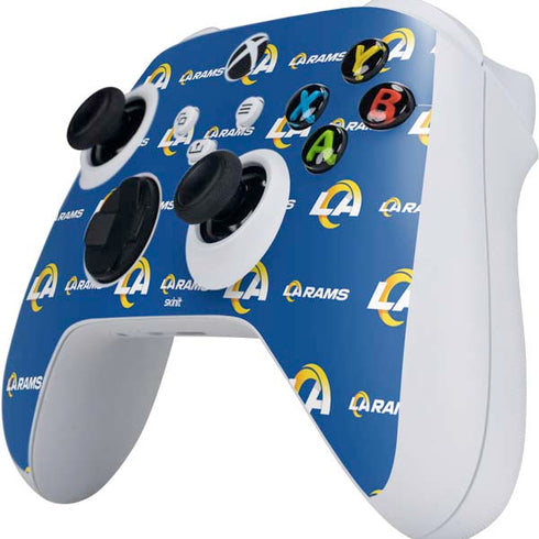 NFL Los Angeles Rams Blitz Series Xbox Series S Controller Skin