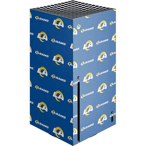 NFL Los Angeles Rams Blitz Series Xbox Series X Console Skin