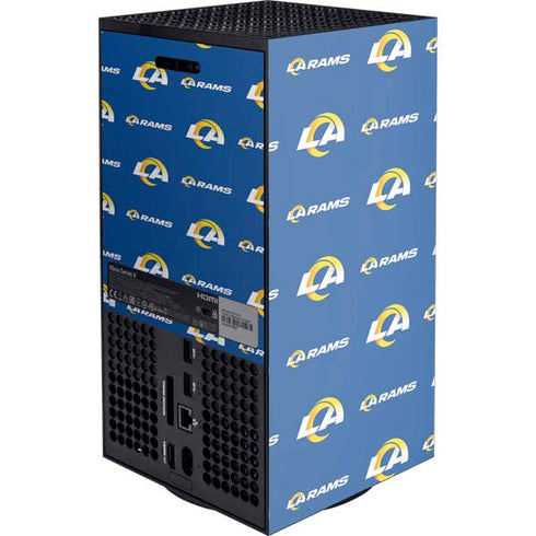 NFL Los Angeles Rams Blitz Series Xbox Series X Console Skin