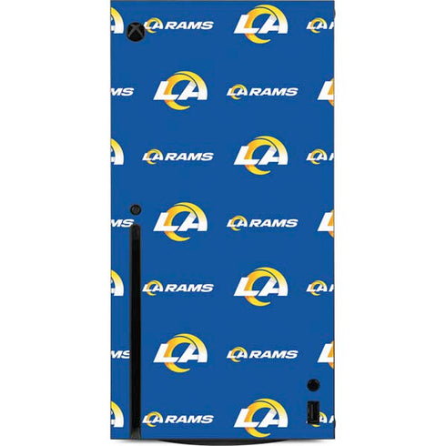 NFL Los Angeles Rams Blitz Series Xbox Series X Console Skin
