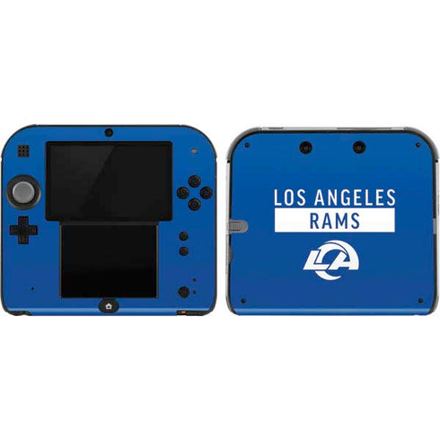 NFL Los Angeles Rams Blue Performance Series Nintendo 2DS Skin