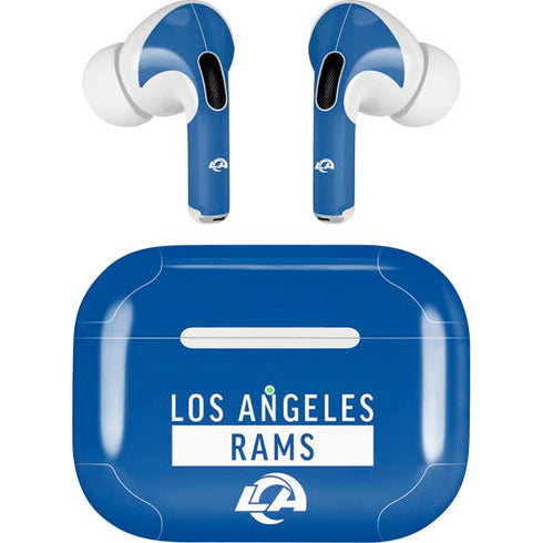 NFL Los Angeles Rams Blue Performance Series AirPods Pro 2nd Gen Skin