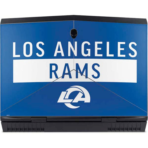 NFL Los Angeles Rams Blue Performance Series Dell Alienware Skin