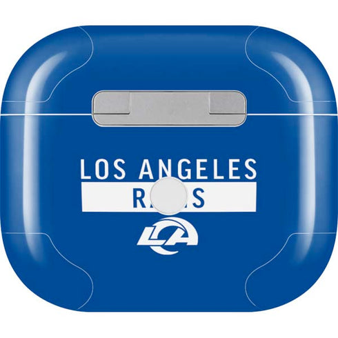 NFL Los Angeles Rams Blue Performance Series Apple AirPods (3rd Gen 2021) Skin