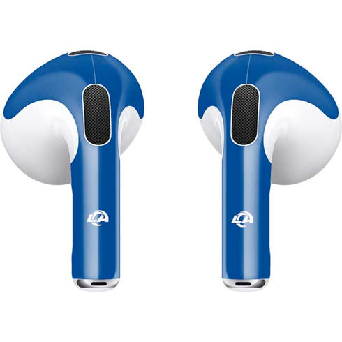NFL Los Angeles Rams Blue Performance Series Apple AirPods (3rd Gen 2021) Skin